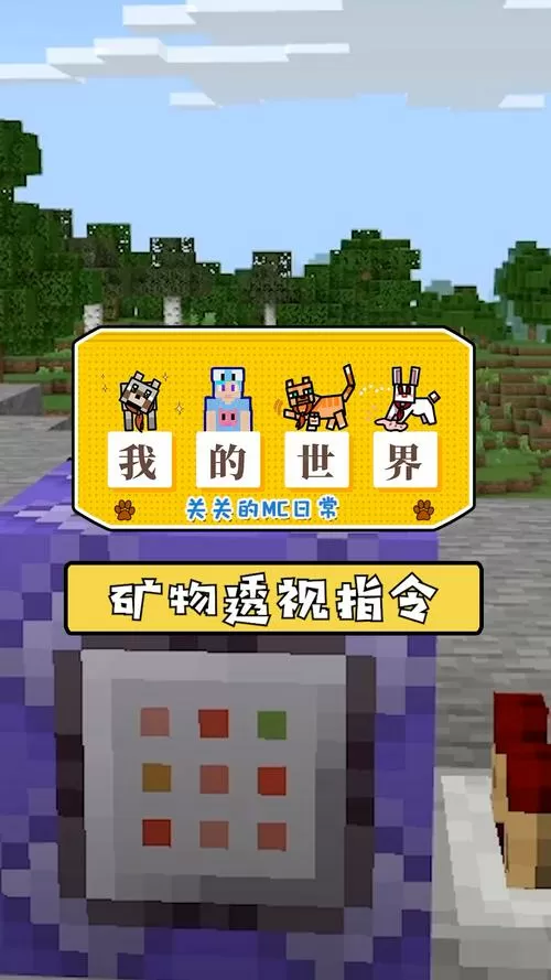 我的世界矿物透视指令