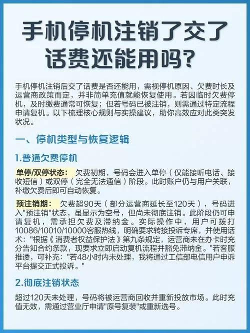 手机销户后还能用吗