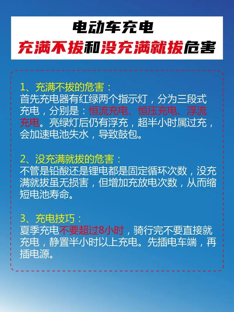 电动车充电忘拔了,充了2天影响大吗
