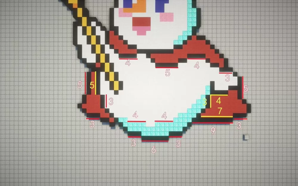 我的世界格子像素画