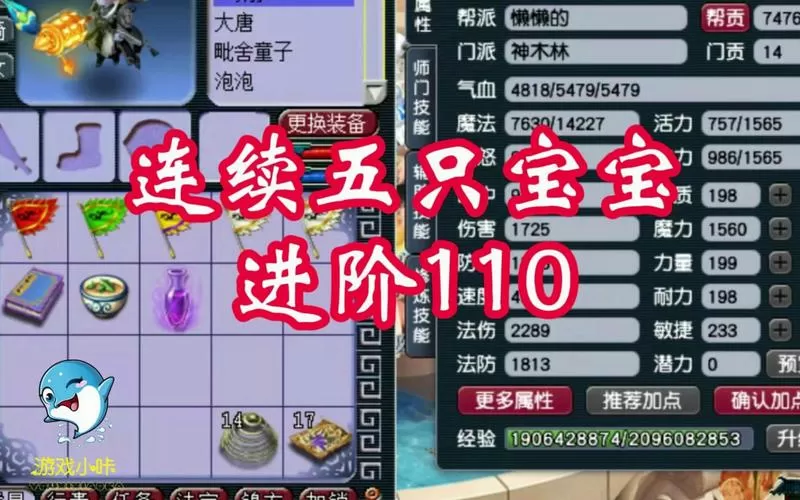 梦幻宝宝进阶灵性重置