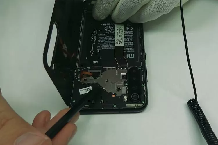 红米note8听筒怎么拆