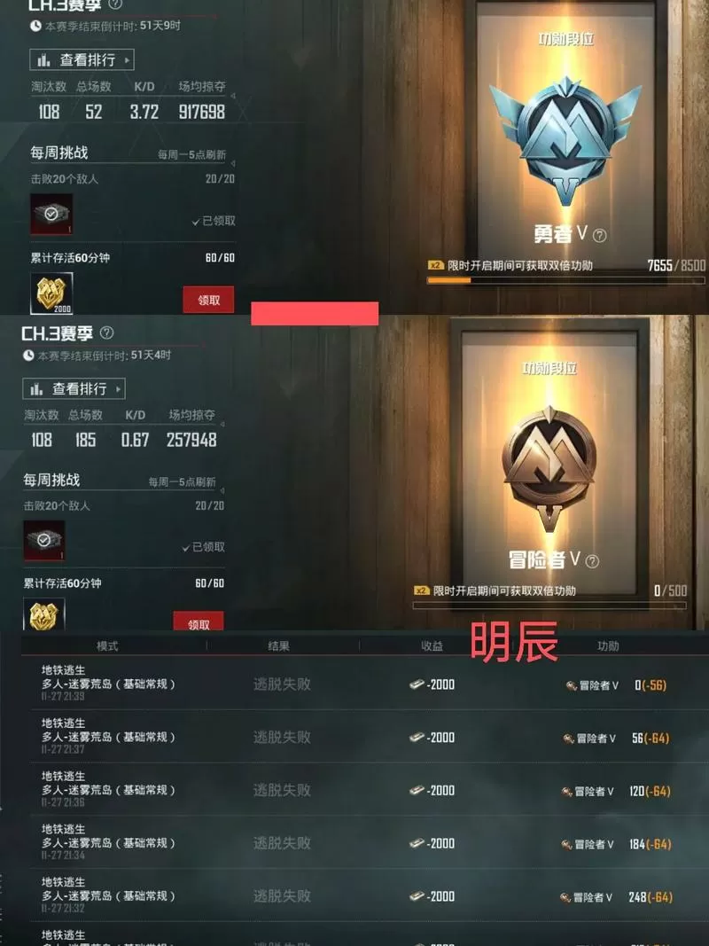 和平精英清除段位分是全部清零吗