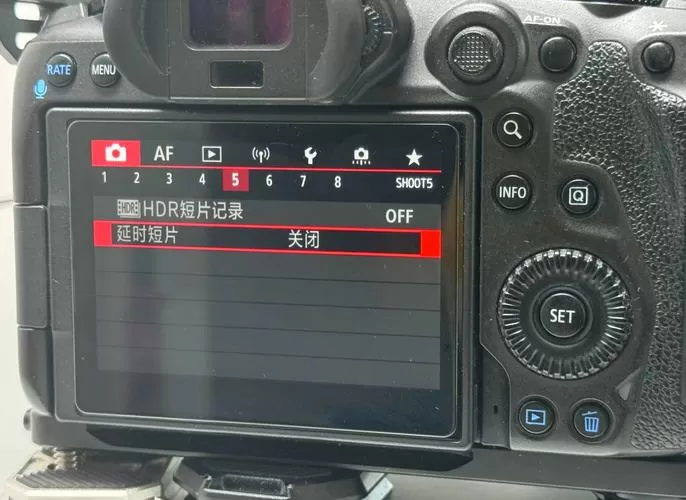 佳能相机怎么取消延时拍摄