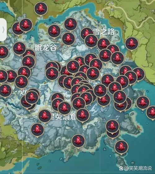 原神绯红玉髓分布图