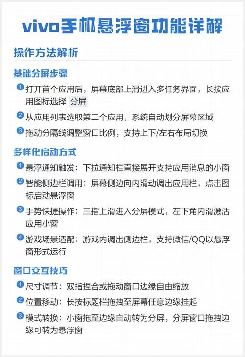 vivo悬浮窗开了怎么用不了