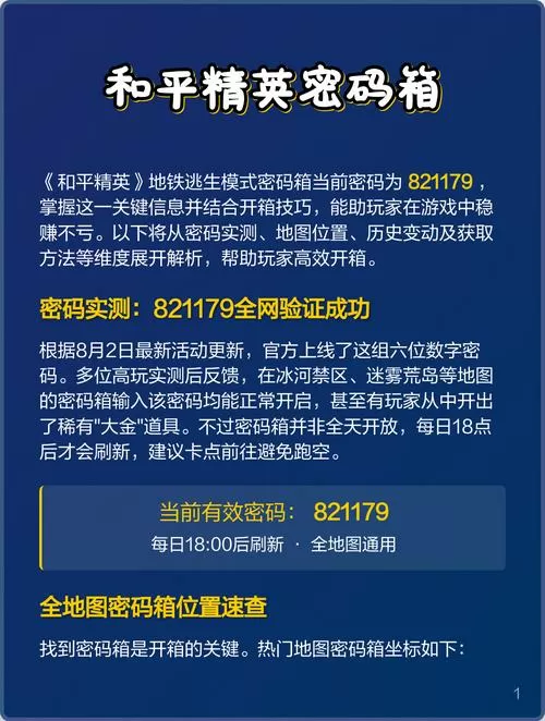 和平精英里的房间密码是多少?截图
