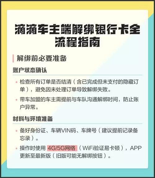 滴滴车主怎么解绑银行卡绑定的