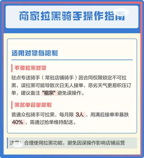 拉黑骑手怎么恢复