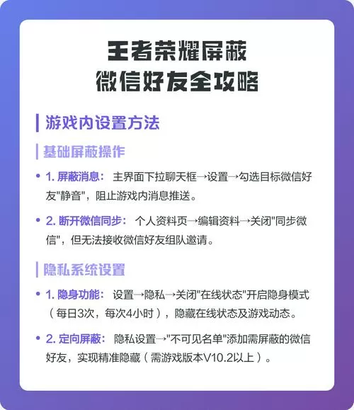 王者怎么屏蔽微信好友