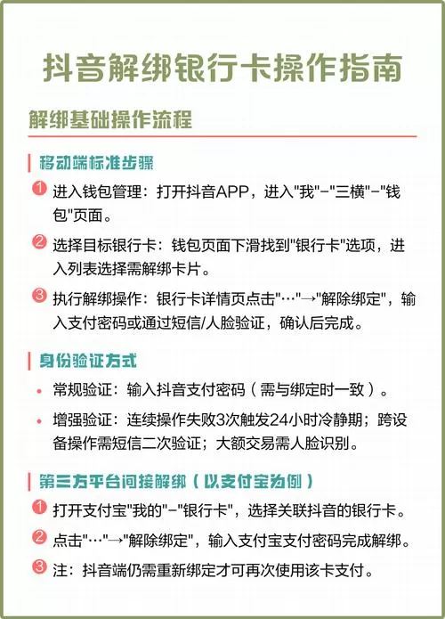 抖音银行卡怎么解绑