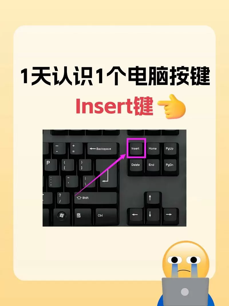 键盘没有insert键怎么办