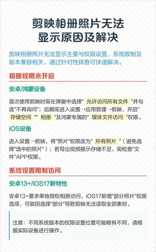剪映开不了相册权限怎么解决