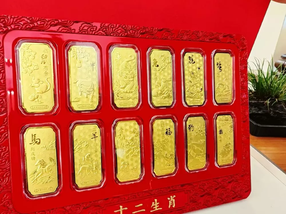 十二生肖黄金红包