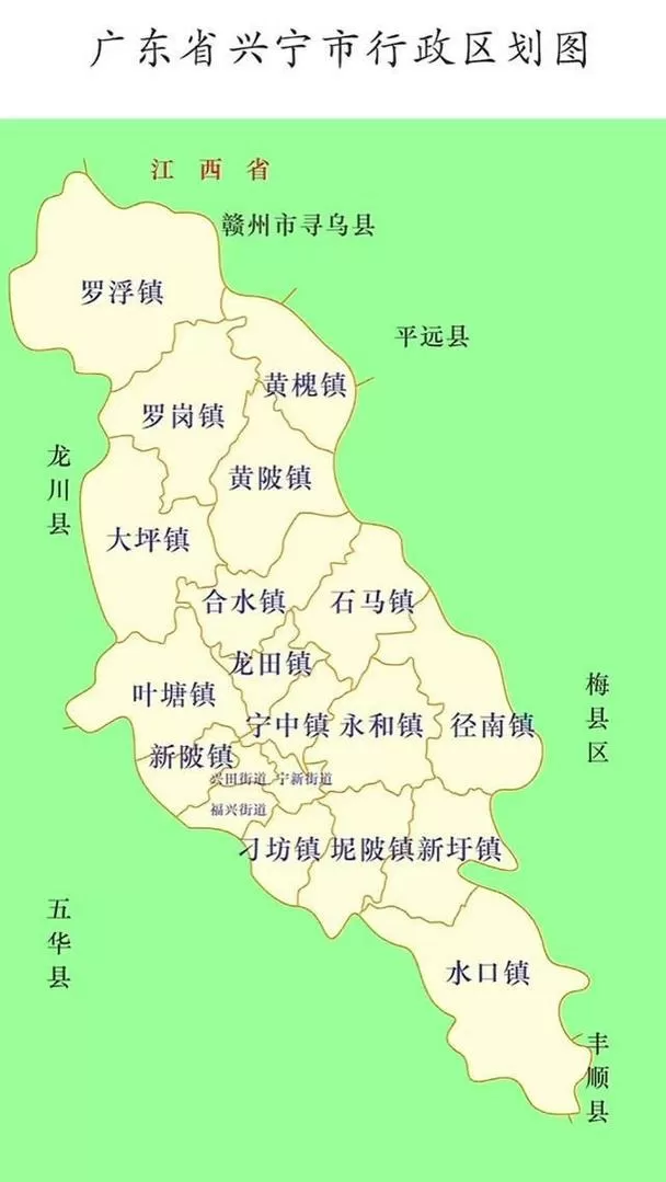 兴宁地图全图高清版
