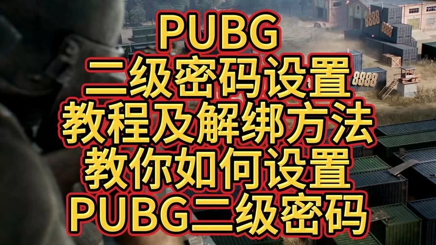 pubg怎么改密码