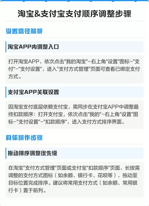 支付宝的支付顺序在哪里调整