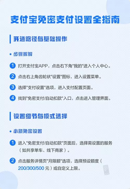 支付宝怎么开通免密支付功能
