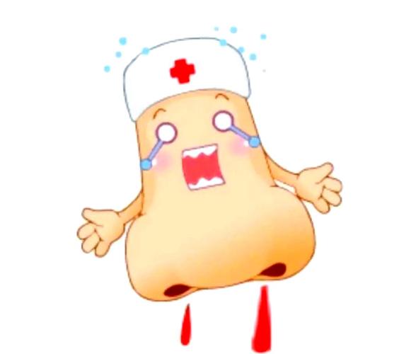 流鼻血卡通可爱图片