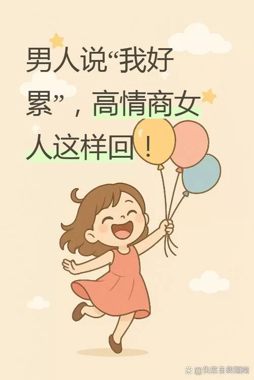 男人说好累,女人怎么回答