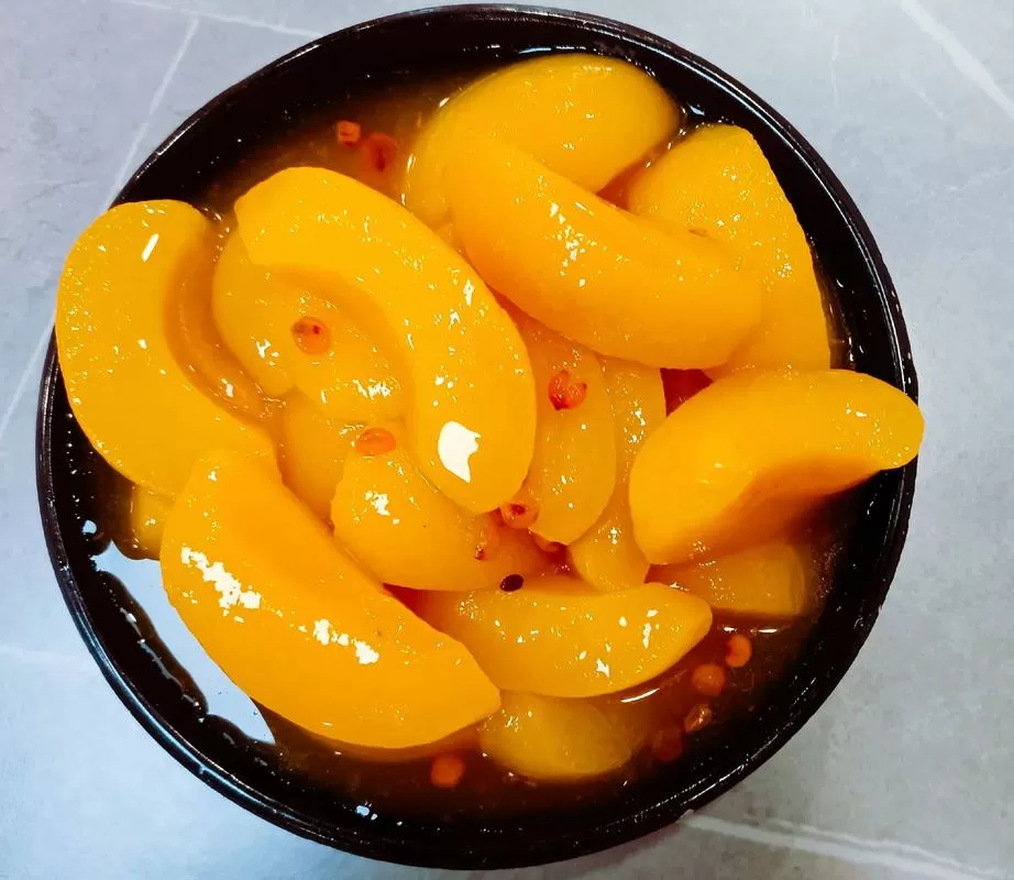 自制黄桃罐头蒸多久最好吃