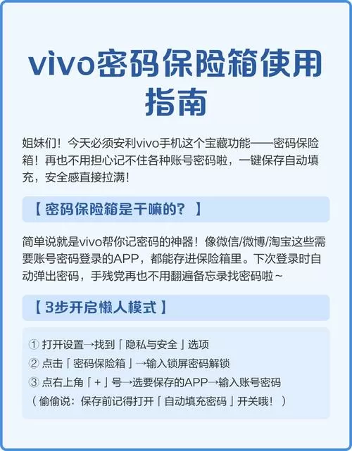 vivo密码保险箱在哪里