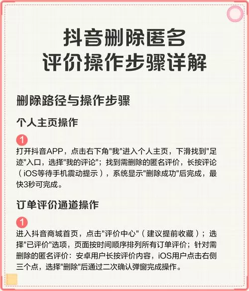 抖音怎么匿名评价是什么意思