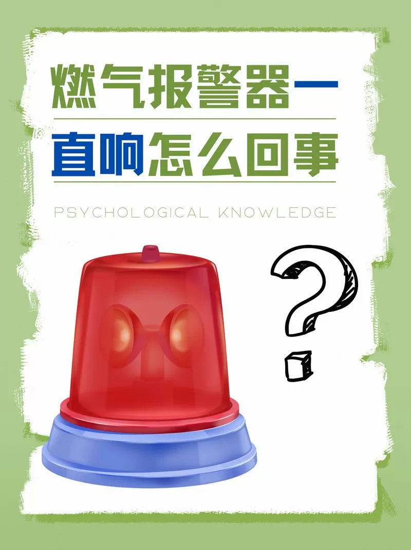 天然气报警器黄灯亮了并一直响