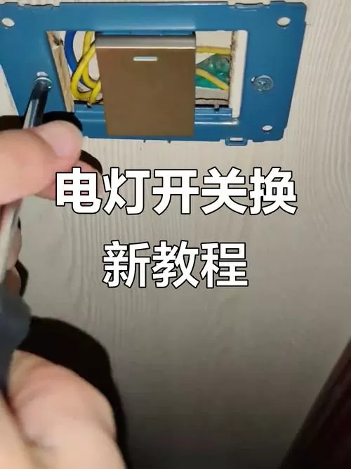 如何更换电灯开关