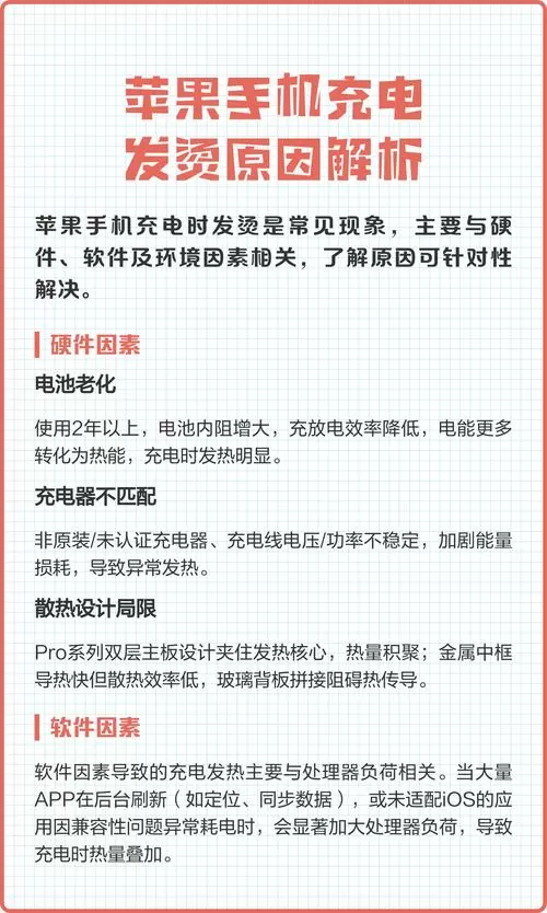 苹果手机充电后发烫怎么回事