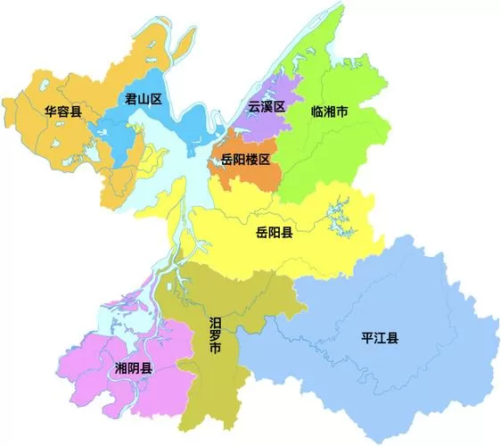 岳阳市城区高清地图