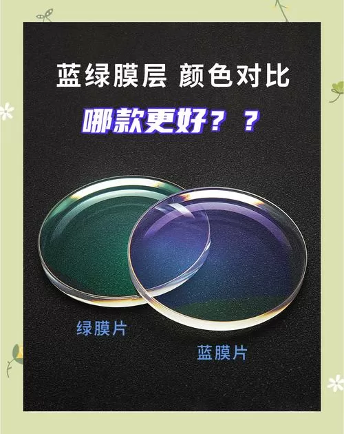 绿膜镜片和蓝膜镜片哪个好