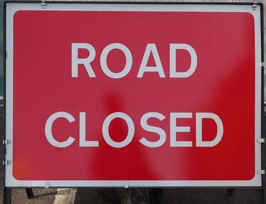 road closed
