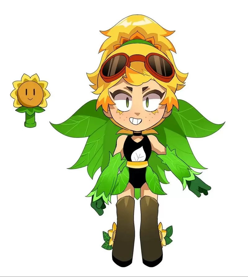 pvz向日葵女仆装图片