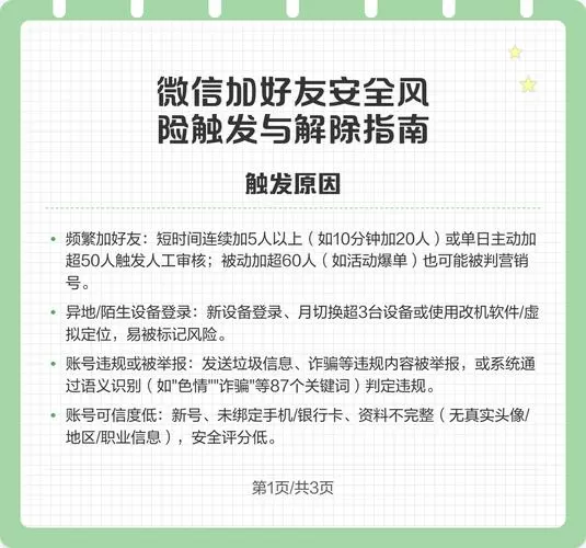 加微信存在安全风险怎么回事