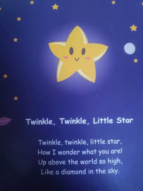 一闪一闪亮星星英文版儿歌