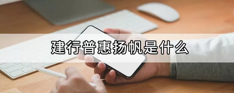 普惠扬帆(B版)是什么
