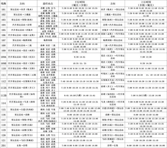 孟集到霍邱公交车时间表
