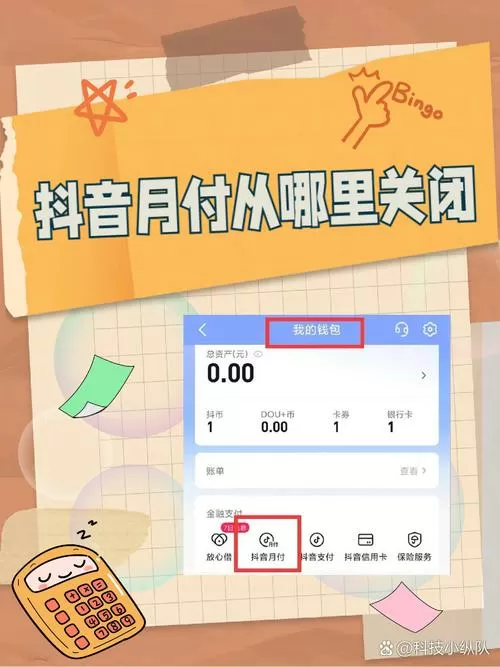 退回抖音月付的钱在哪里
