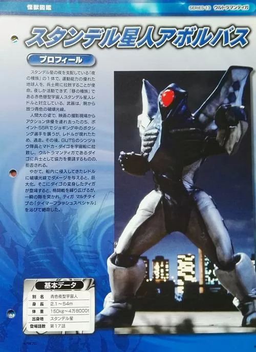 蓝色夜型宇宙人阿勃巴斯
