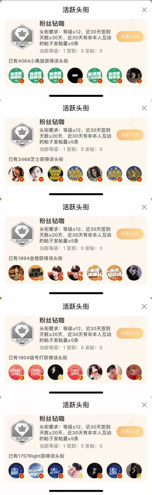 超话头衔自己看不到吗
