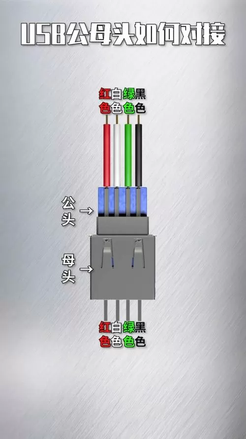 公母对接插头接线方法