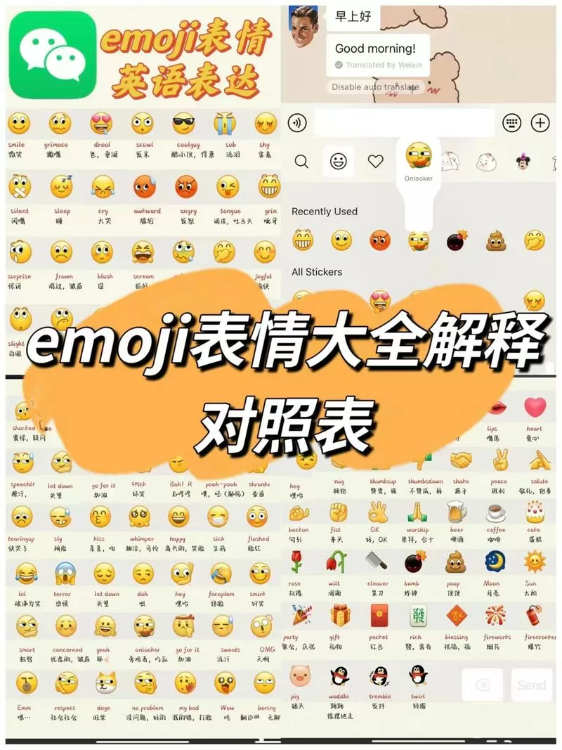 所有表情图片代表什么意思