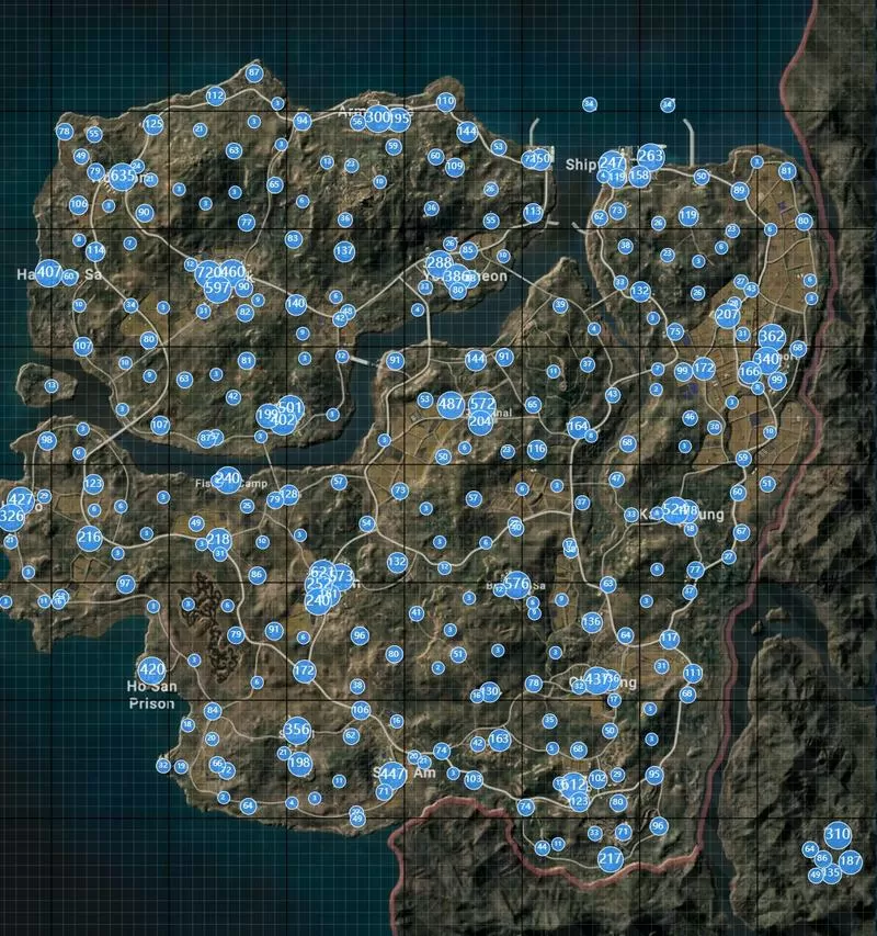 pubg泰戈地图