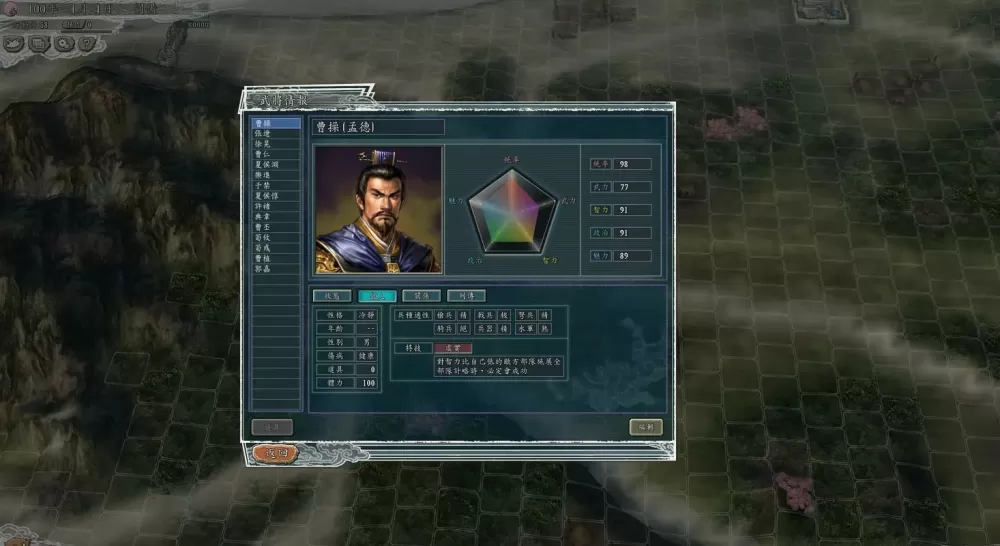 血色衣冠全武将介绍
