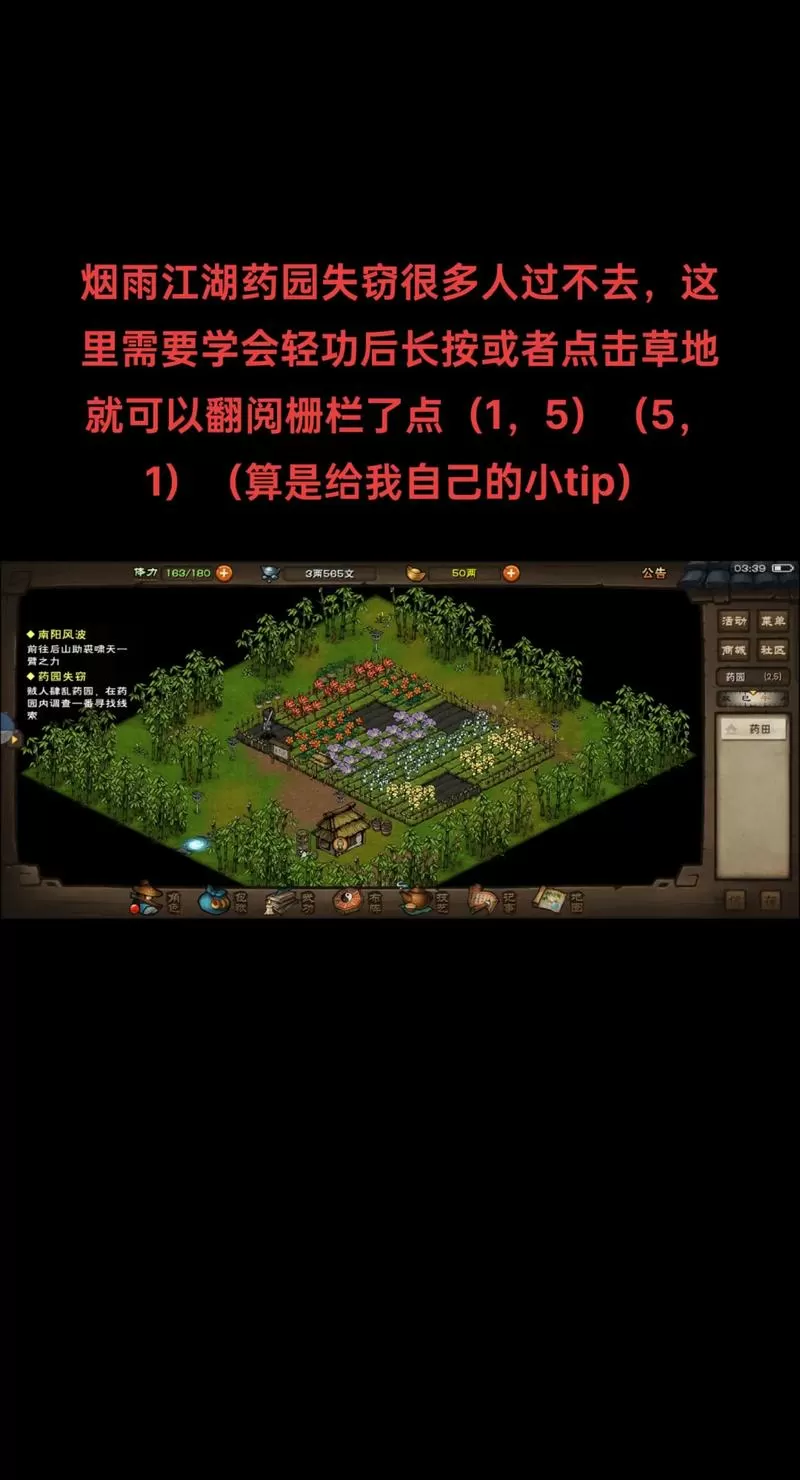 烟雨江湖药园失窃任务怎么做