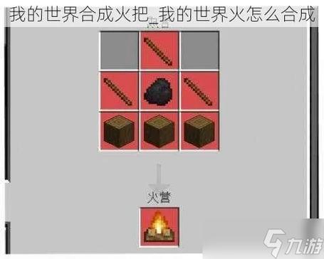 我的世界火把怎么合成?