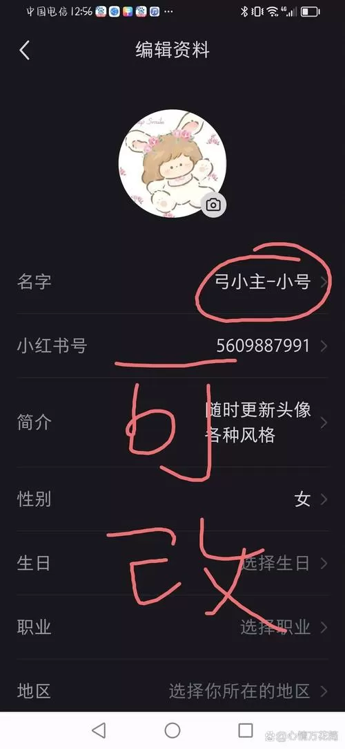 小红书改名字怎么改不过来