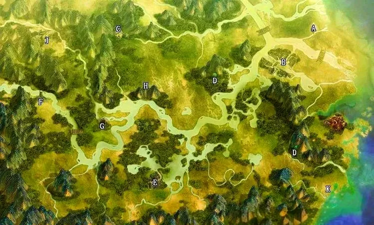 天之痕地图全景攻略