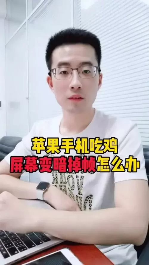 手机玩吃鸡突然变暗了